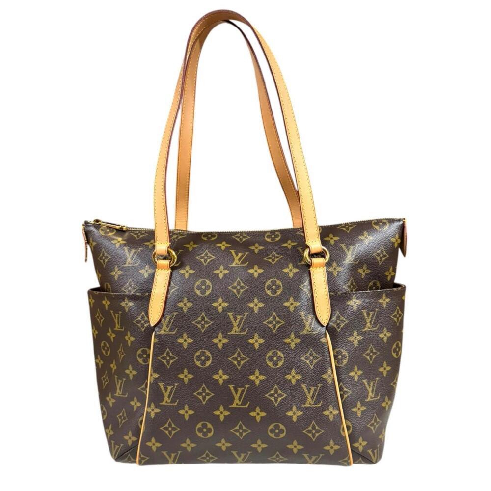 Louis Vuitton Totally MM Monogram Tote Bag, Canvas M56689 Brown, Women's LOUI...